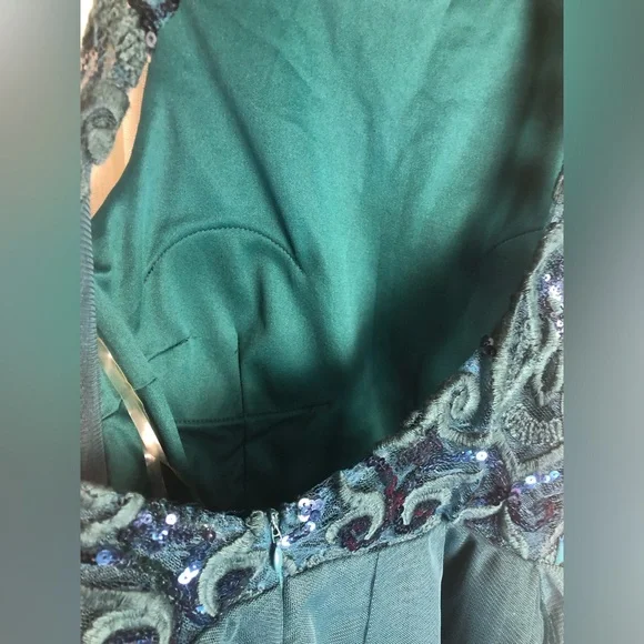 Dear Moon Deep Teal Dress - Picture 12 of 15